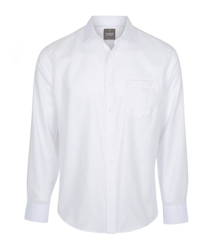 Mens Ultimate White Long Sleeve Shirt - Slim Fit