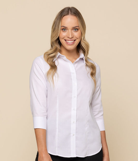 Womens Ultimate White 3/4 Sleeve Shirt