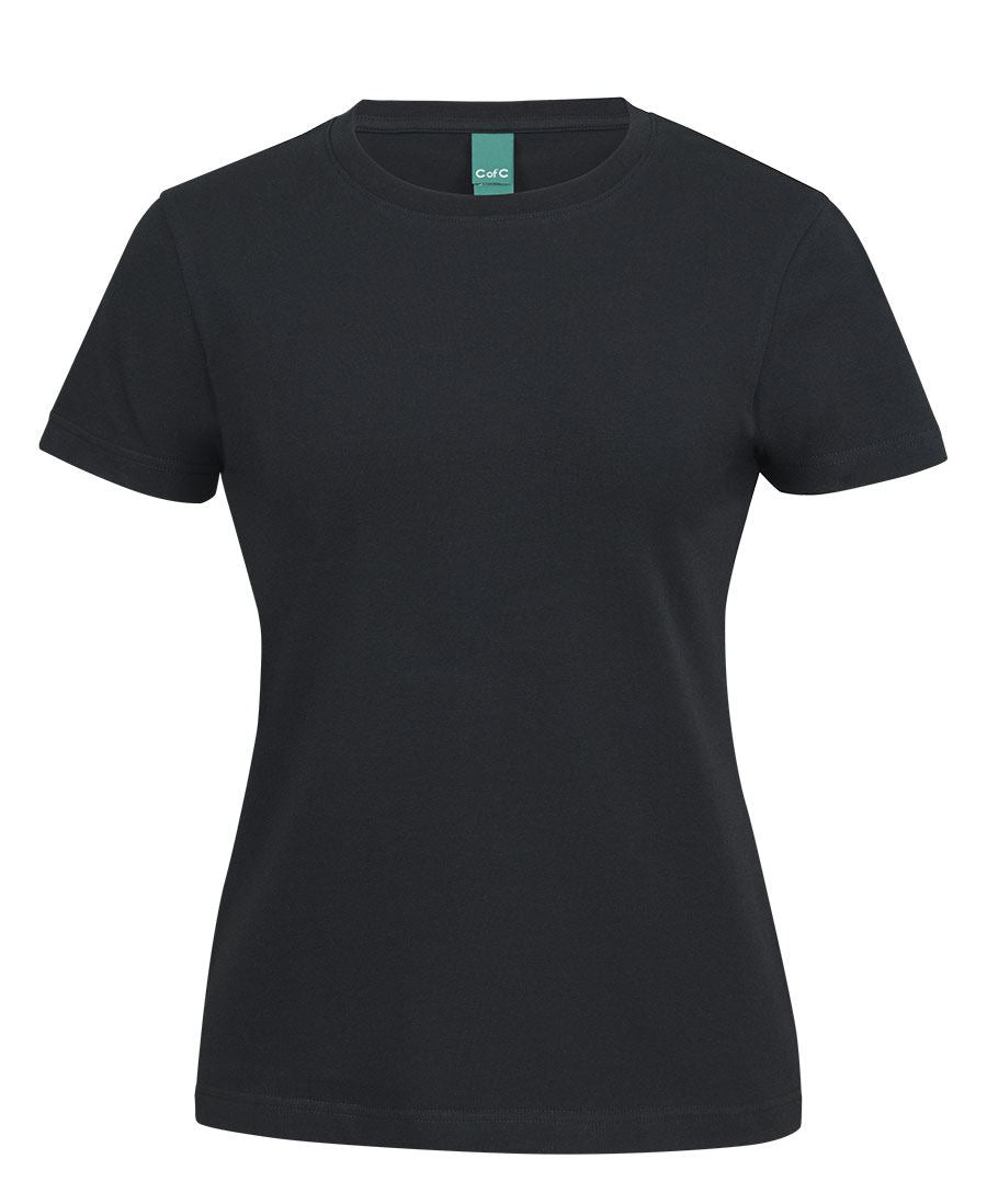 C of C LADIES COTTON S/S STRETCH TEE