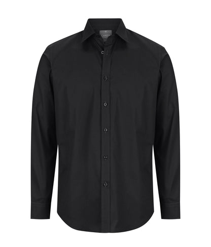 Mens Olsen Cotton Stretch Shirt - Slim Fit