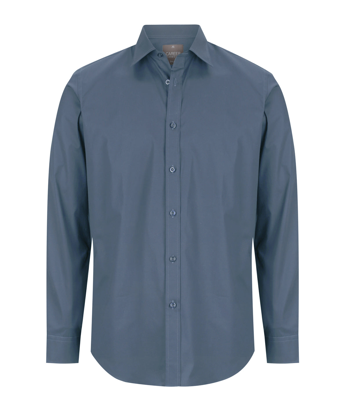 Mens Olsen Cotton Stretch Shirt - Slim Fit