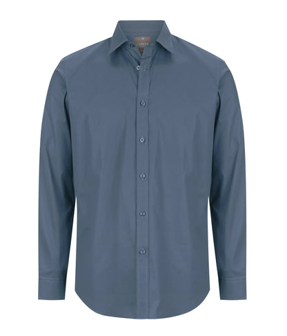 Mens Olsen Cotton Stretch Shirt - Slim Fit