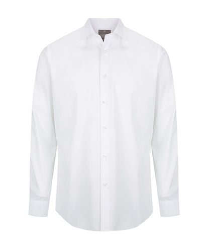 Mens Olsen Cotton Stretch Shirt - Slim Fit