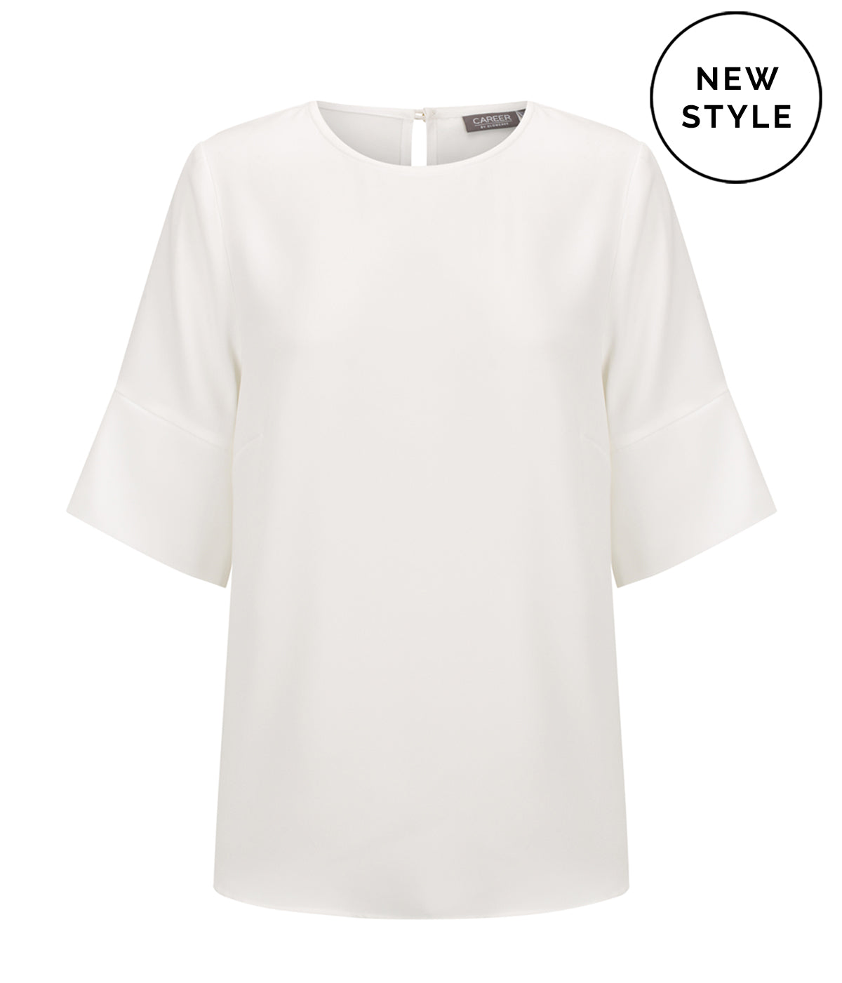 Womens Celine Contrast Cuff Top
