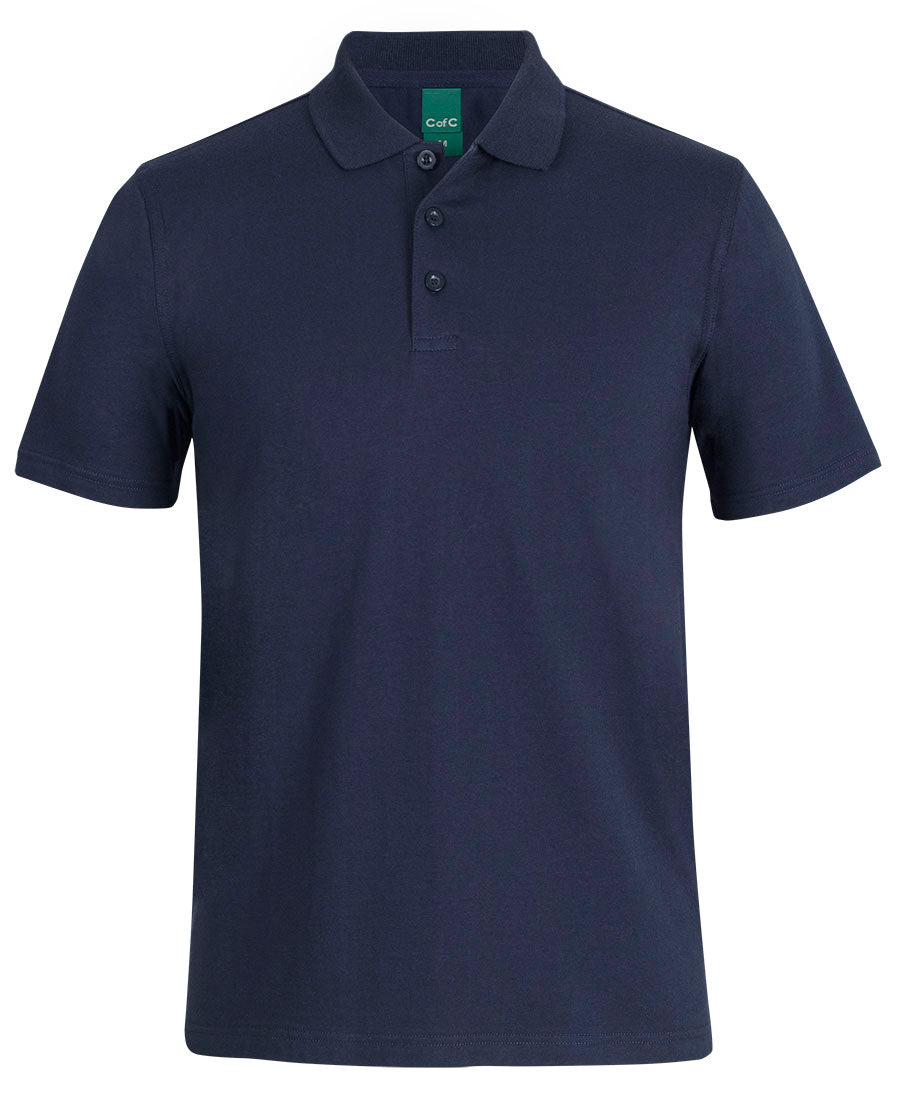 C of C COTTON S/S STRETCH POLO