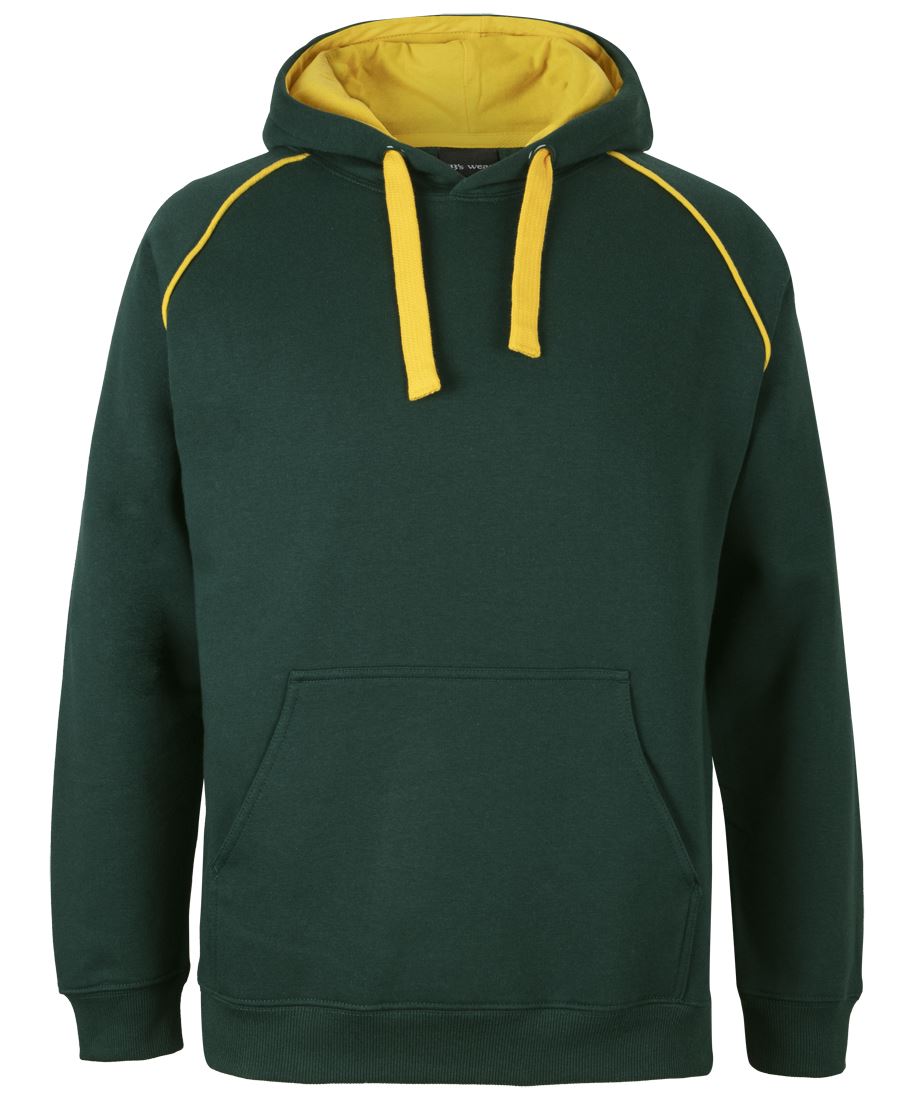 JB's CONTRAST FLEECY HOODIE