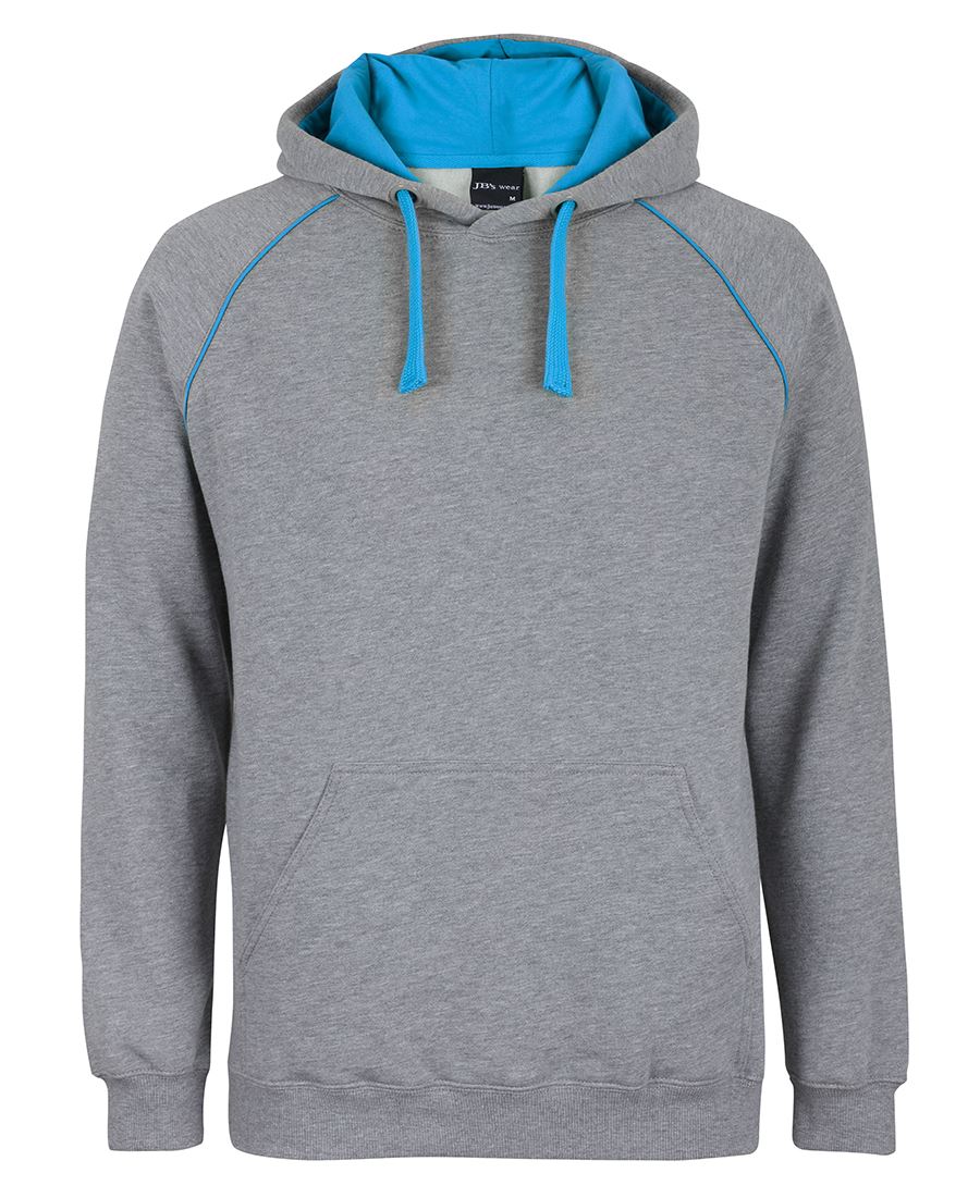 JB's CONTRAST FLEECY HOODIE