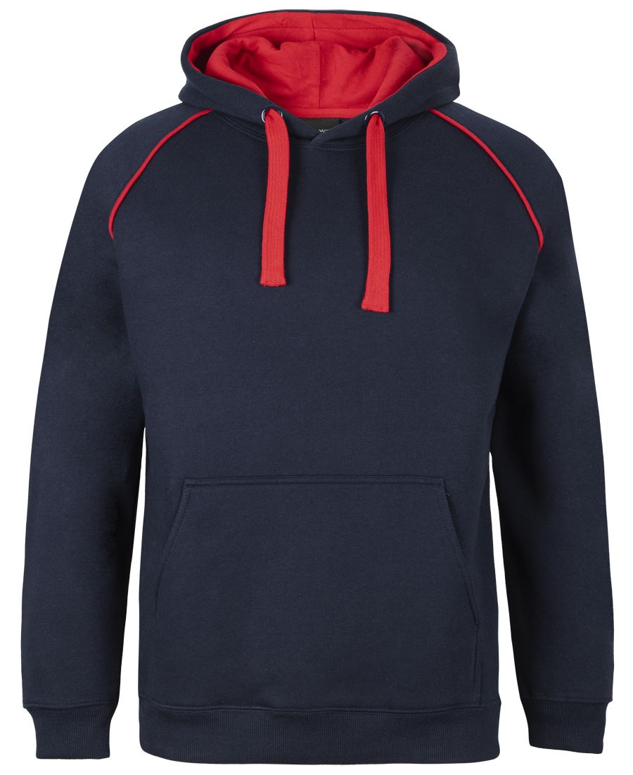 JB's CONTRAST FLEECY HOODIE