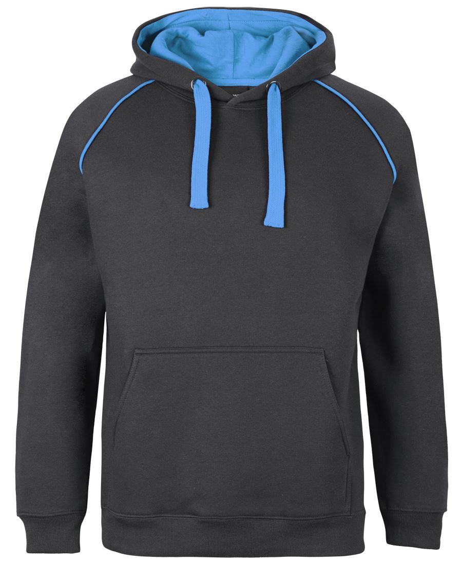 JB's CONTRAST FLEECY HOODIE