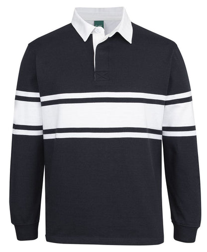C of C 3 STRIPE YARN DYED RUGBY