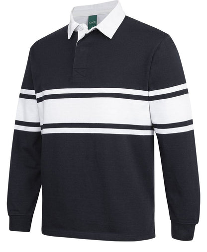 C of C 3 STRIPE YARN DYED RUGBY