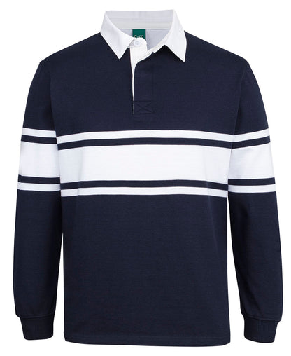 C of C 3 STRIPE YARN DYED RUGBY