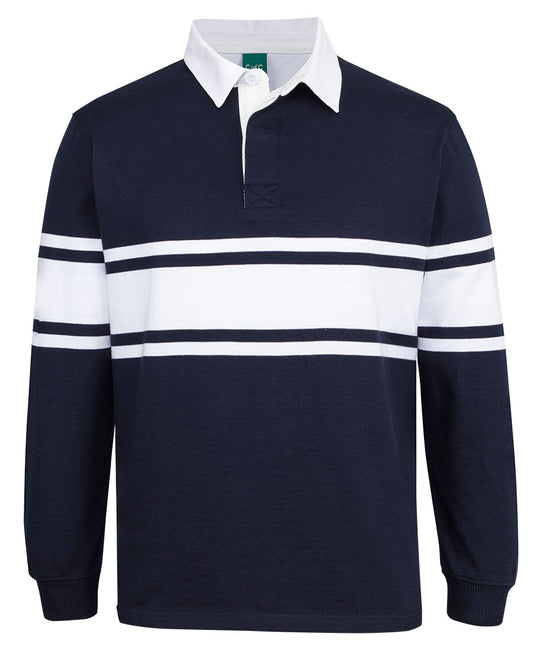 C of C 3 STRIPE YARN DYED RUGBY