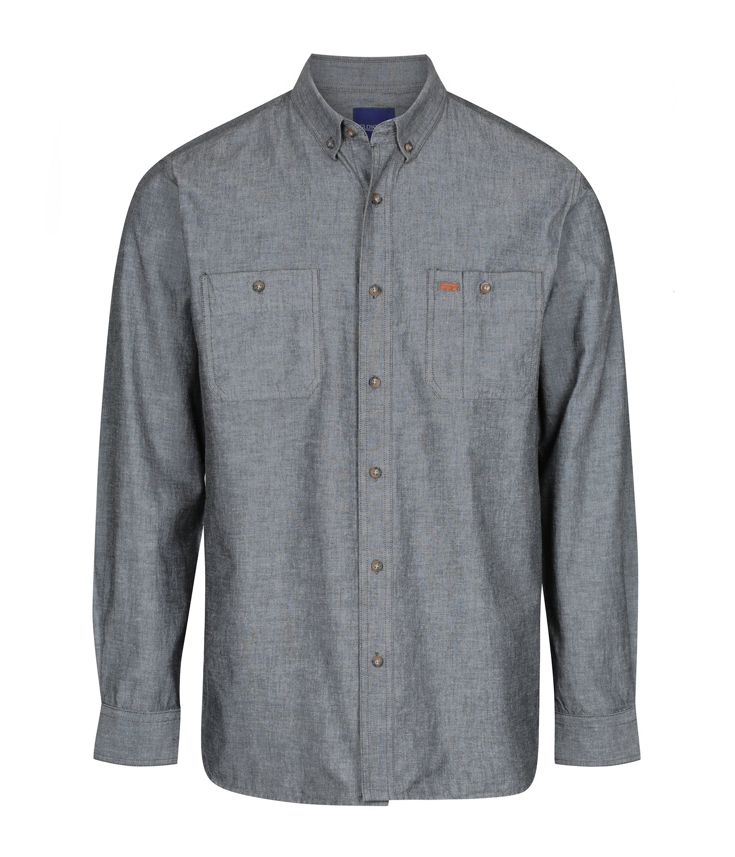 Mens The Icon Chambray Long Sleeve Shirt