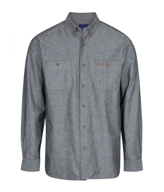 Mens The Icon Chambray Long Sleeve Shirt