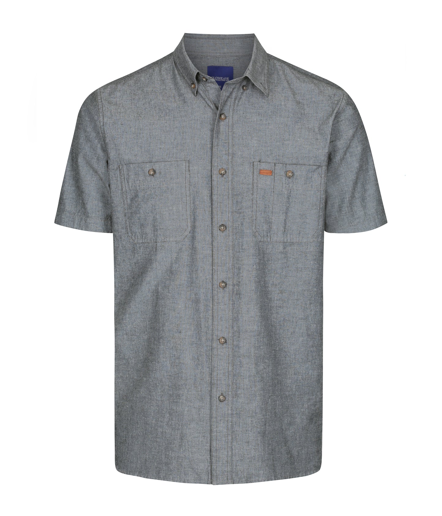 Mens The Icon Chambray Short Sleeve Shirt