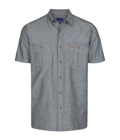 Mens The Icon Chambray Short Sleeve Shirt