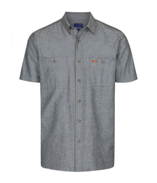 Mens The Icon Chambray Short Sleeve Shirt
