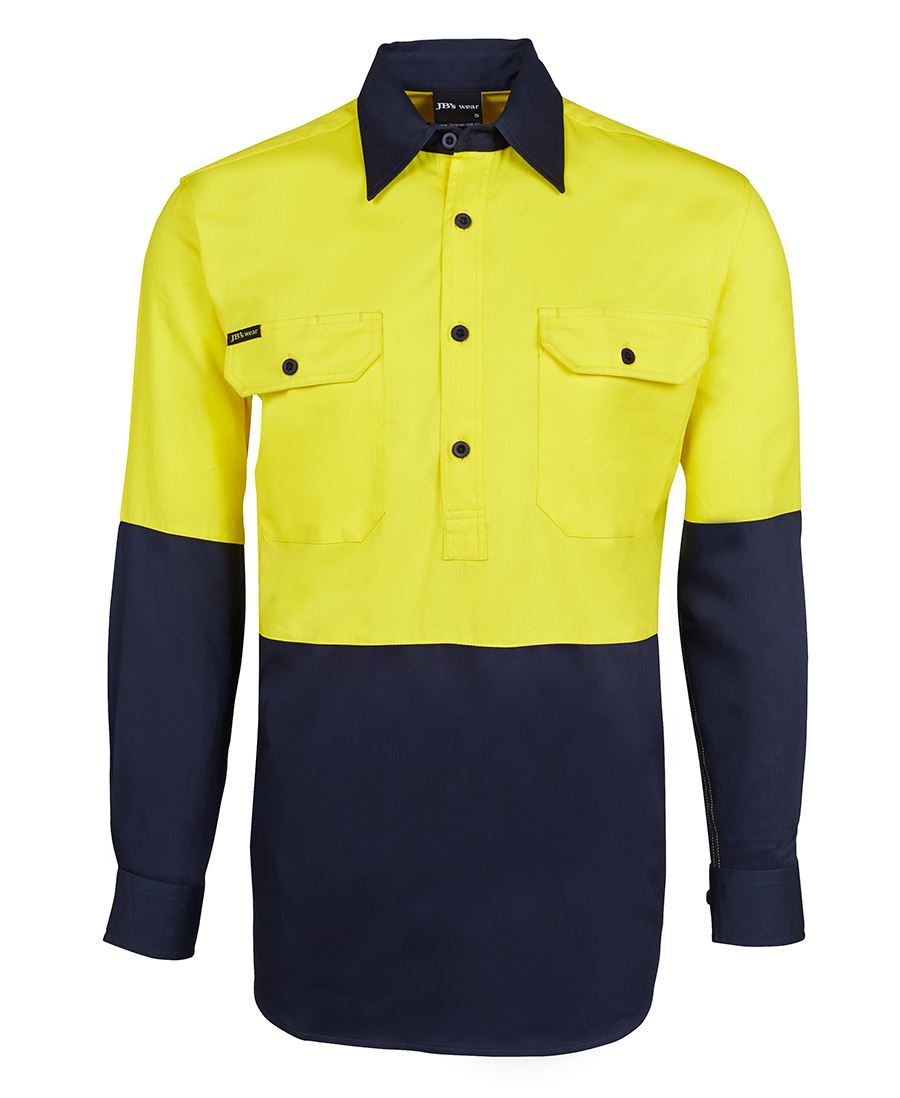 JB's HV CLOSE FRONT L/S 190G SHIRT