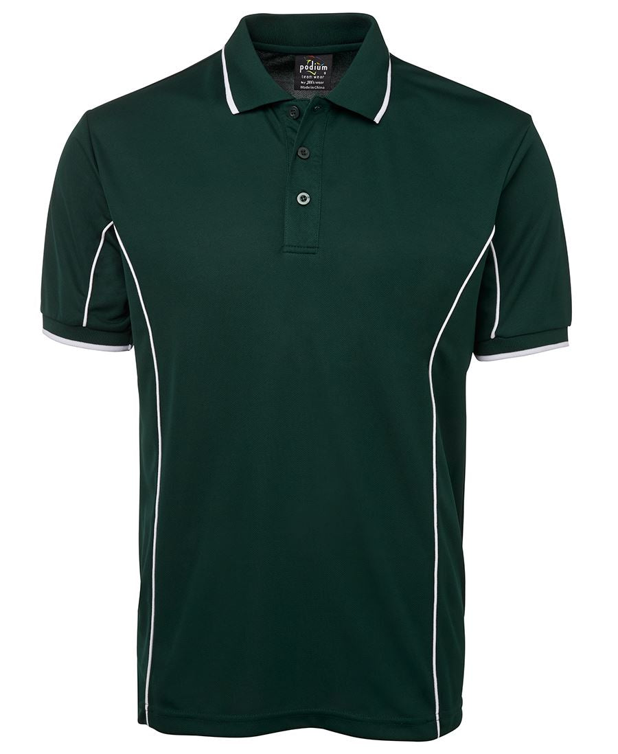 PODIUM S/S PIPING POLO