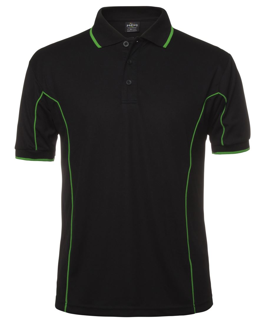 PODIUM S/S PIPING POLO