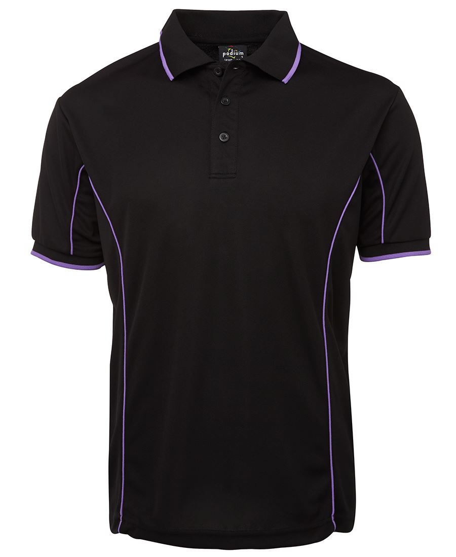 PODIUM S/S PIPING POLO