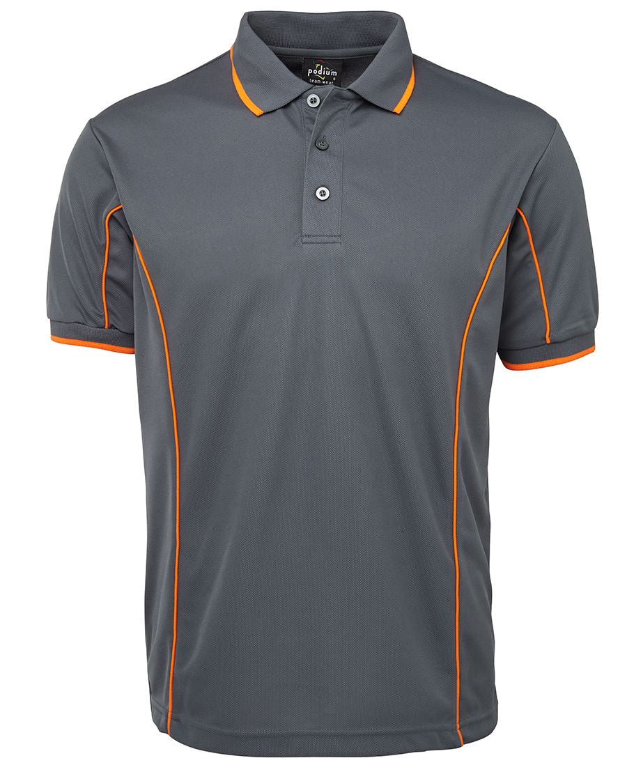 PODIUM S/S PIPING POLO