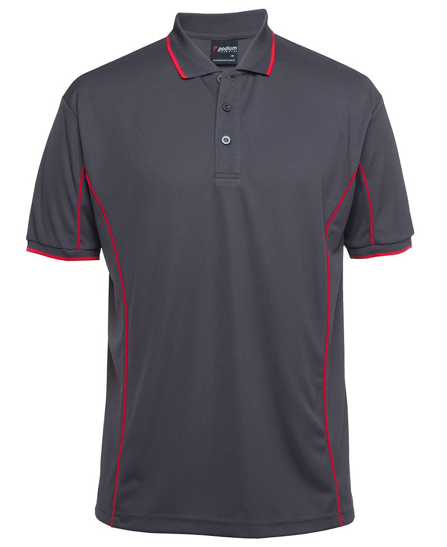 PODIUM S/S PIPING POLO