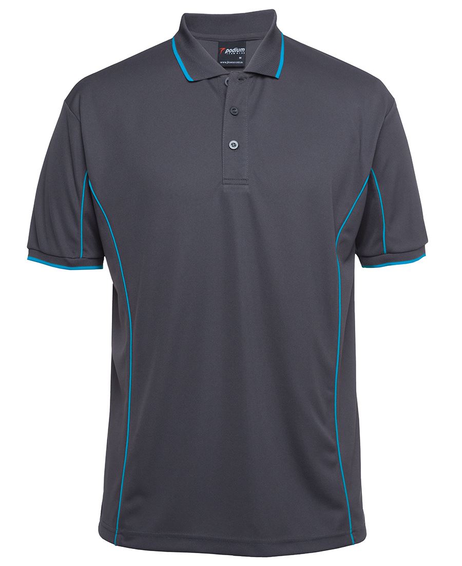 PODIUM S/S PIPING POLO