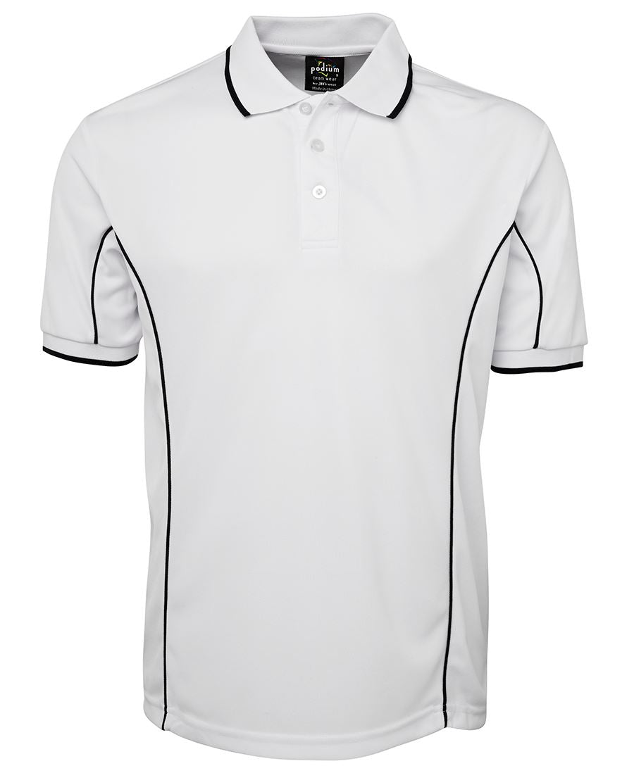 PODIUM S/S PIPING POLO