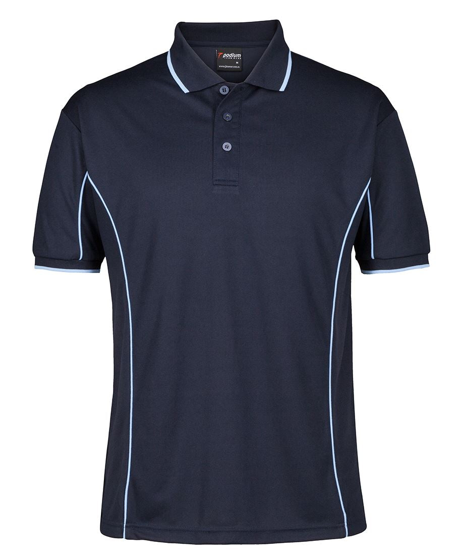 PODIUM S/S PIPING POLO