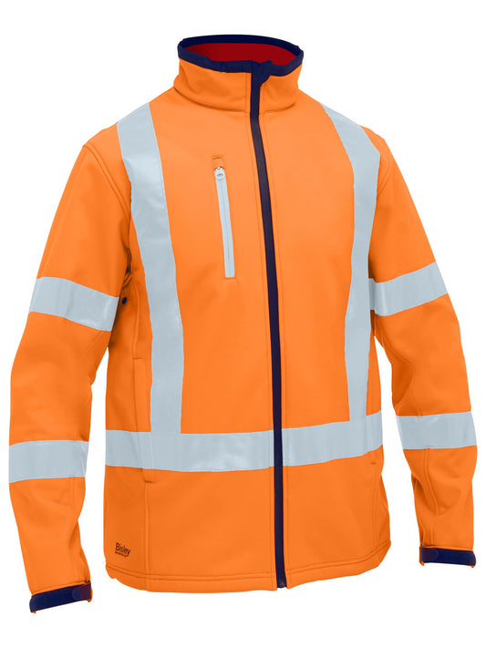 X Taped Hi Vis Soft Shell Jacket