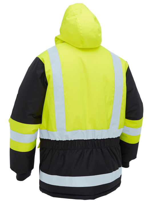 H Taped Hi Vis Freezer Hooded Jacket