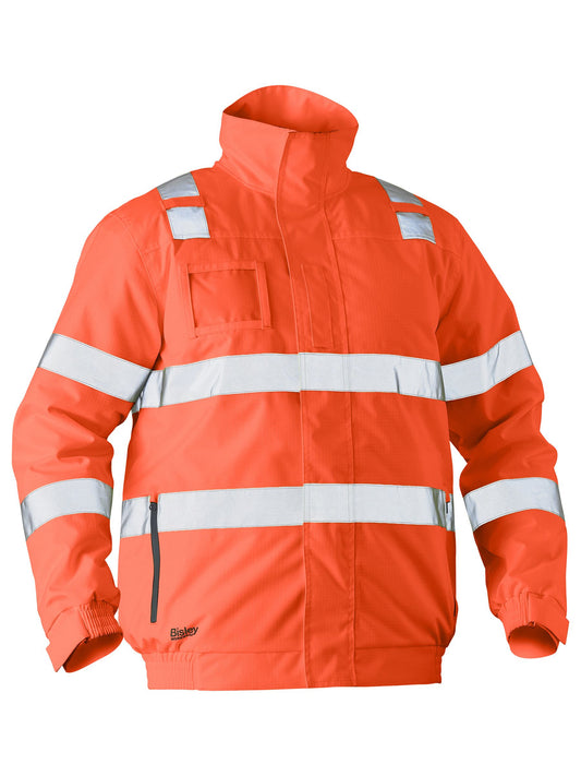 Taped Hi Vis Wet Weather Bomber Jacket