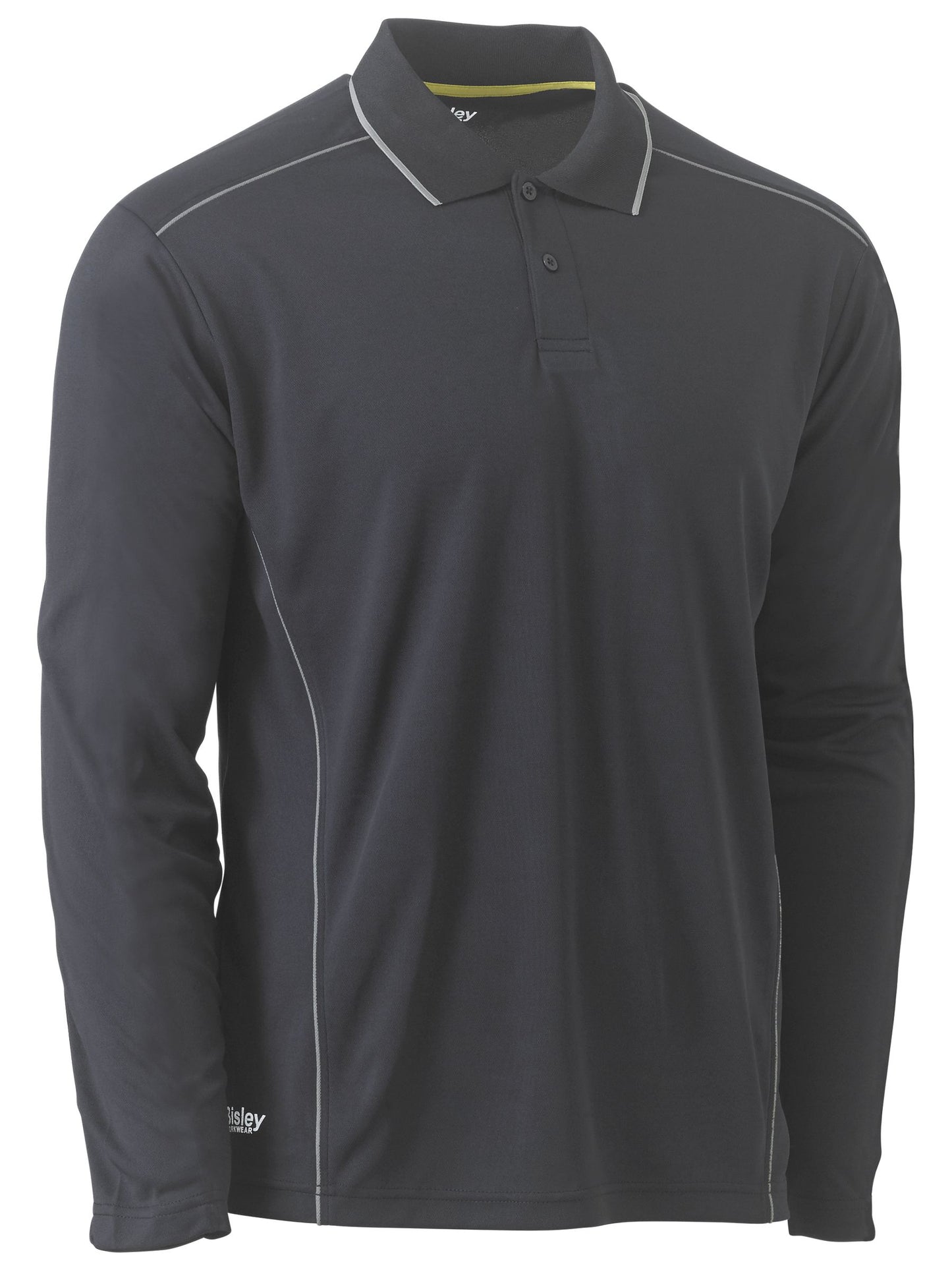 Cool Mesh Polo with Reflective Piping - 2 - Polo