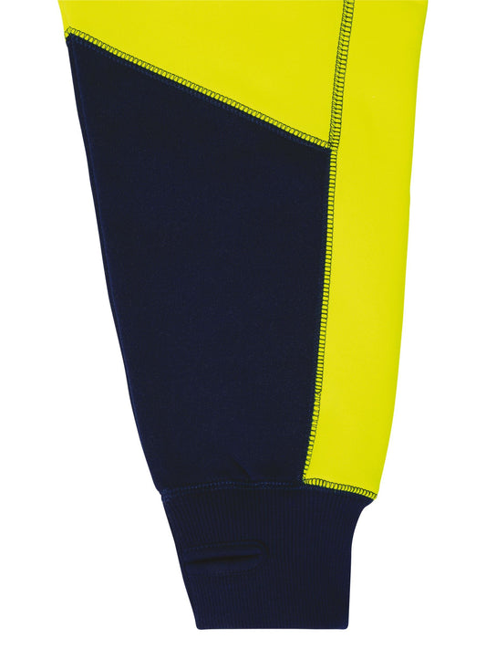 Hi Vis Zip Front Fleece Hoodie