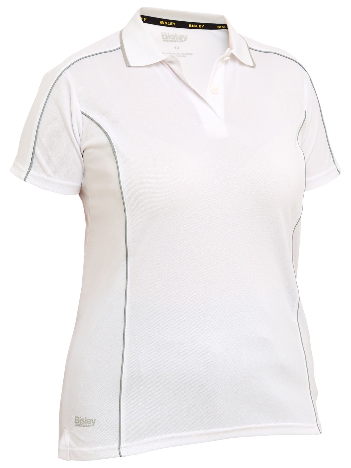 Women's Cool Mesh Polo with Reflective Piping - 9 - Polo