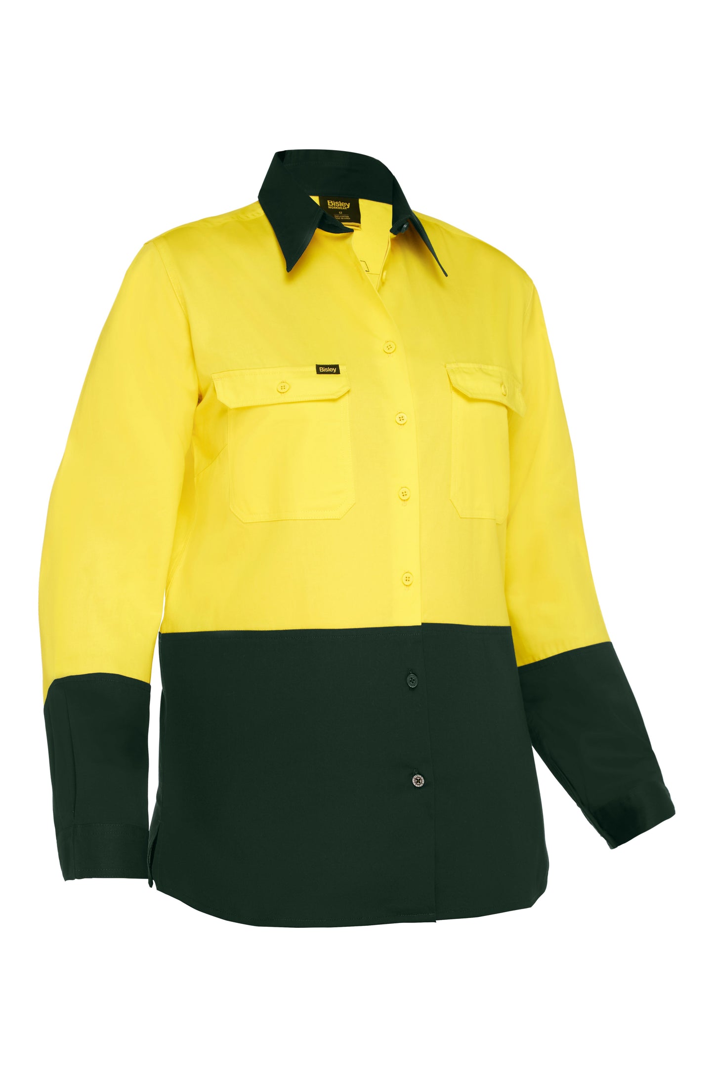 Women's Cool Lightweight Hi Vis Drill Shirt - 1 - Shirt