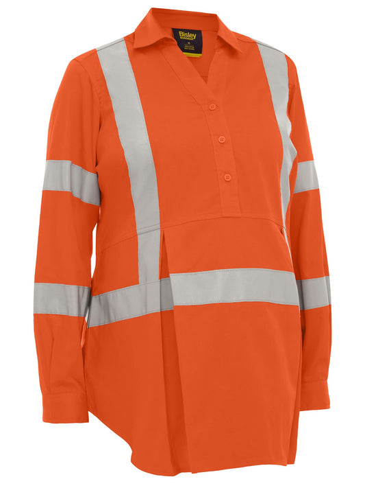 Women's X Taped Hi Vis Closed Front Maternity Shirt