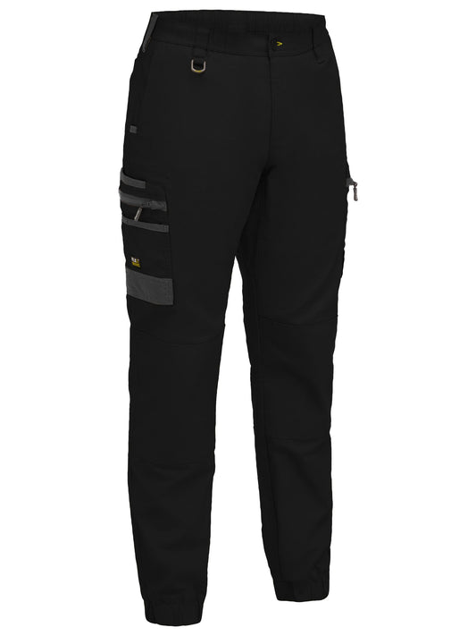 Flx & Move™ Elastic Waist Cargo Cuffed Pants