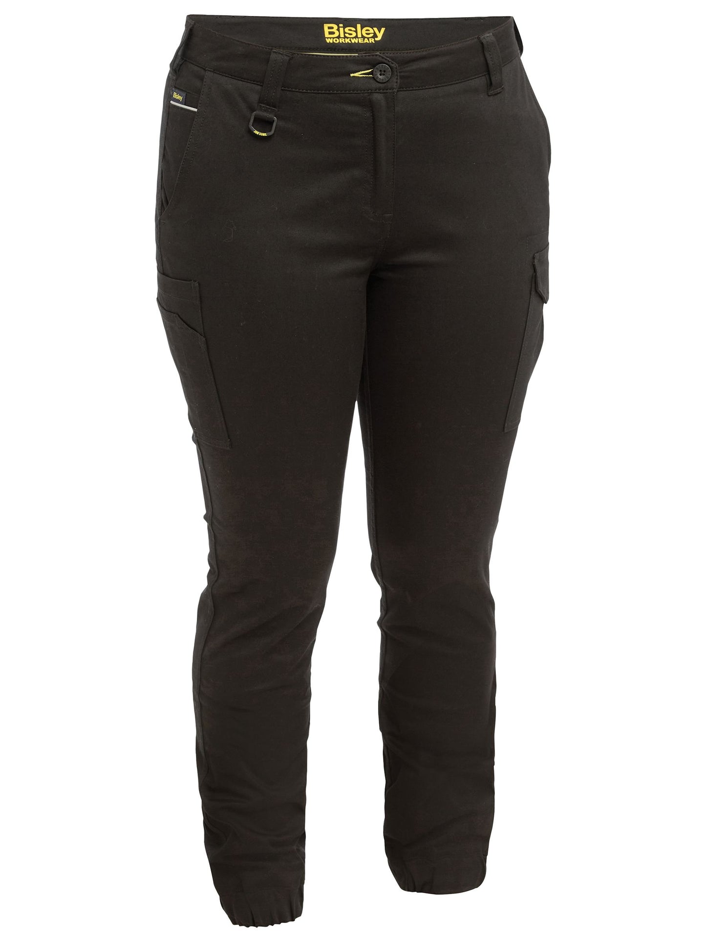 Women's Cotton Cargo Cuffed Pants - 1 - Pants