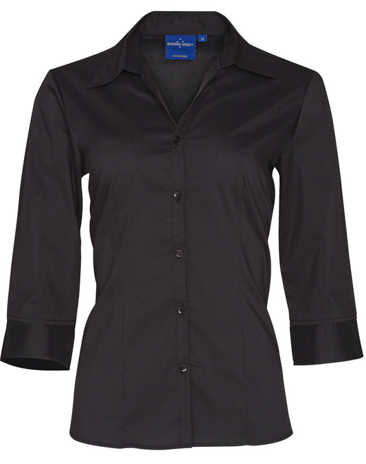 Ladies 3/4 sleeve teflon shirt