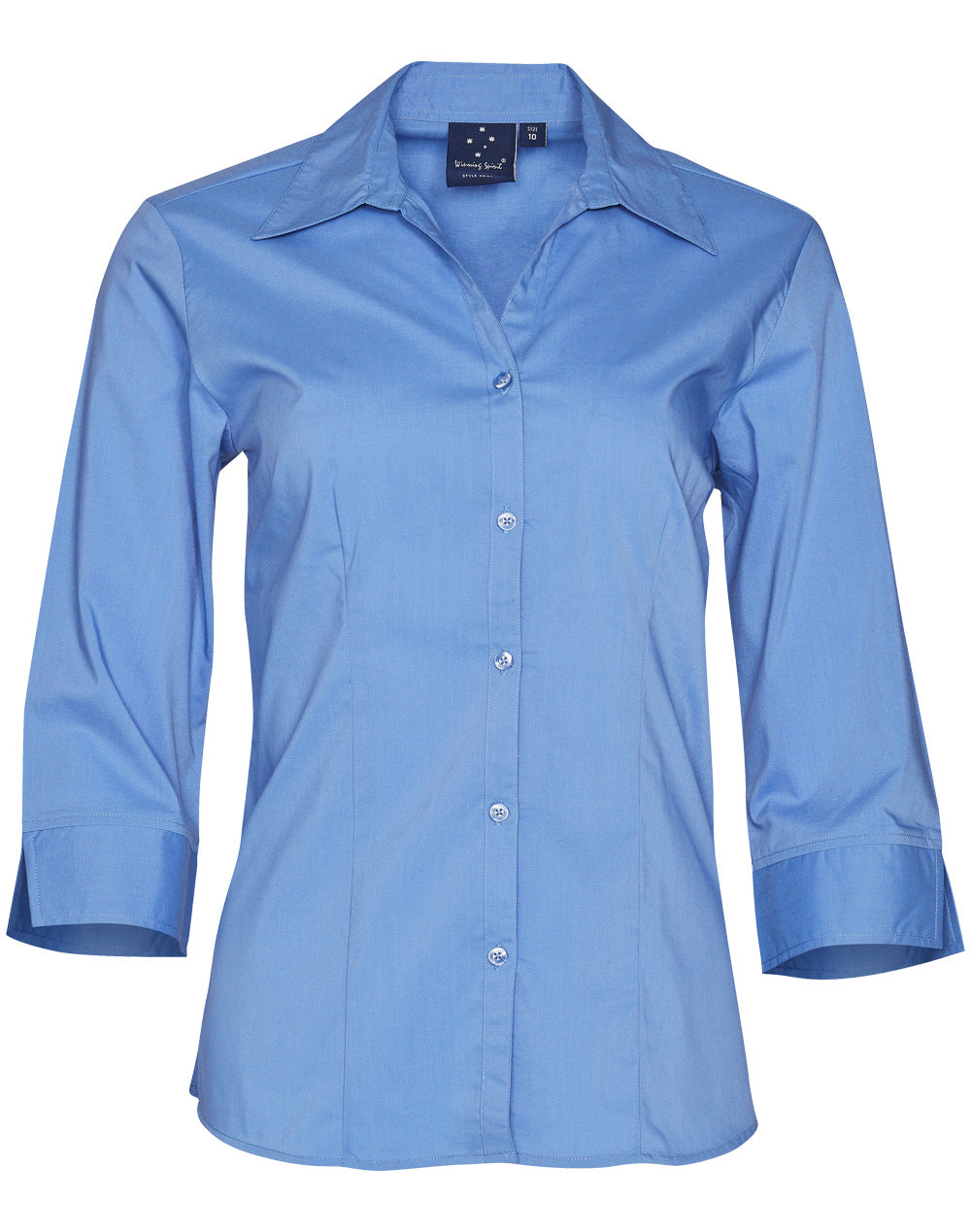 Ladies 3/4 sleeve teflon shirt