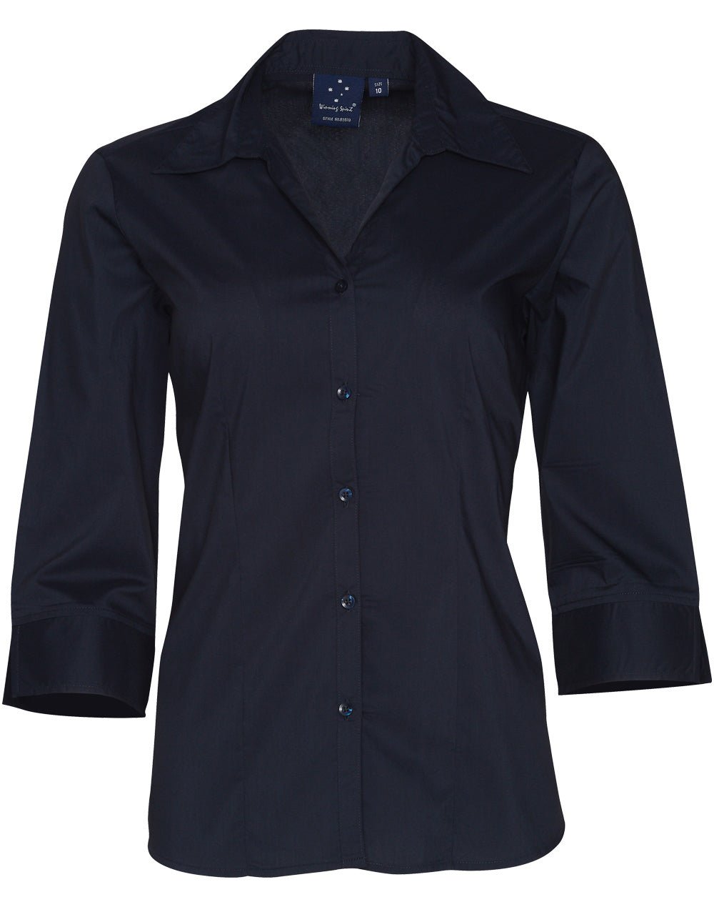 Ladies 3/4 sleeve teflon shirt