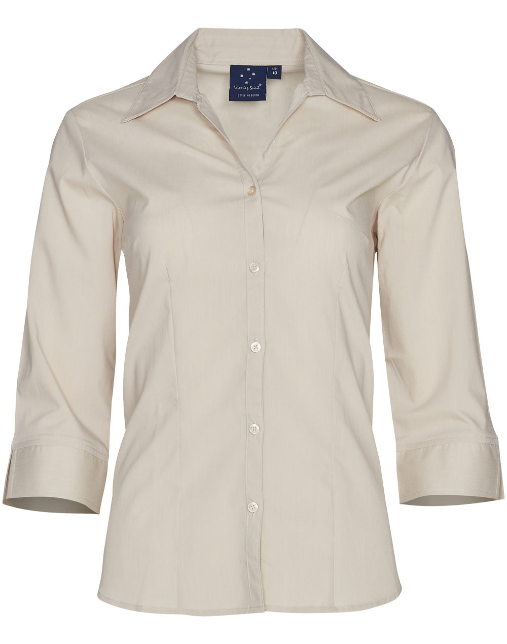 Ladies 3/4 sleeve teflon shirt