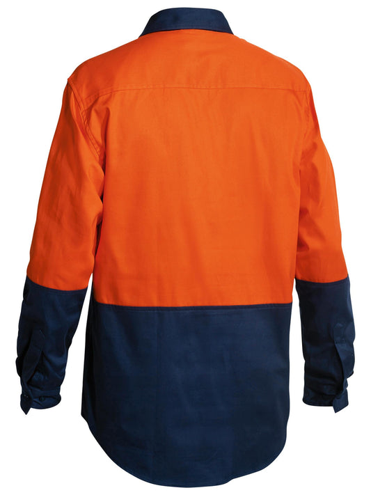 Hi Vis Closed Front Drill Shirt