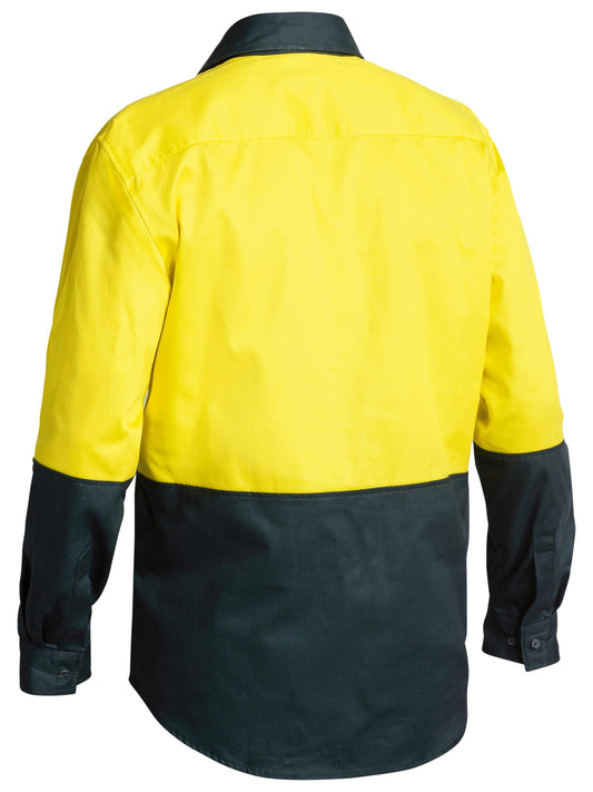 Hi Vis Closed Front Drill Shirt