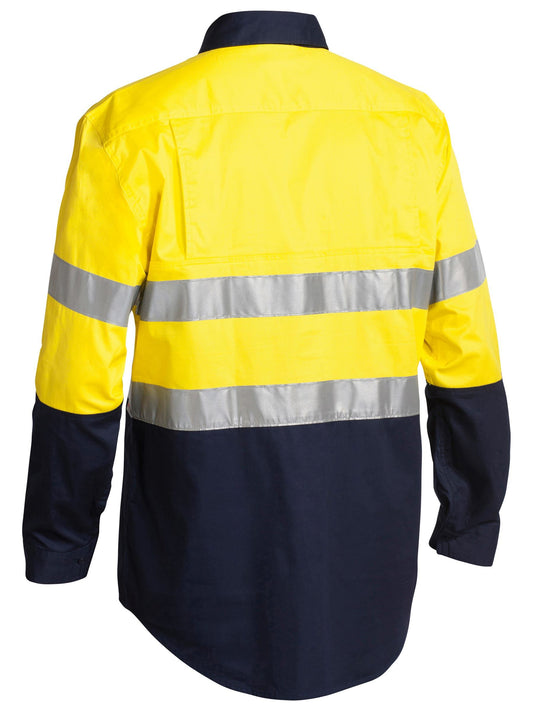 Taped Hi Vis Closed Front Cool Lightweight Shirt