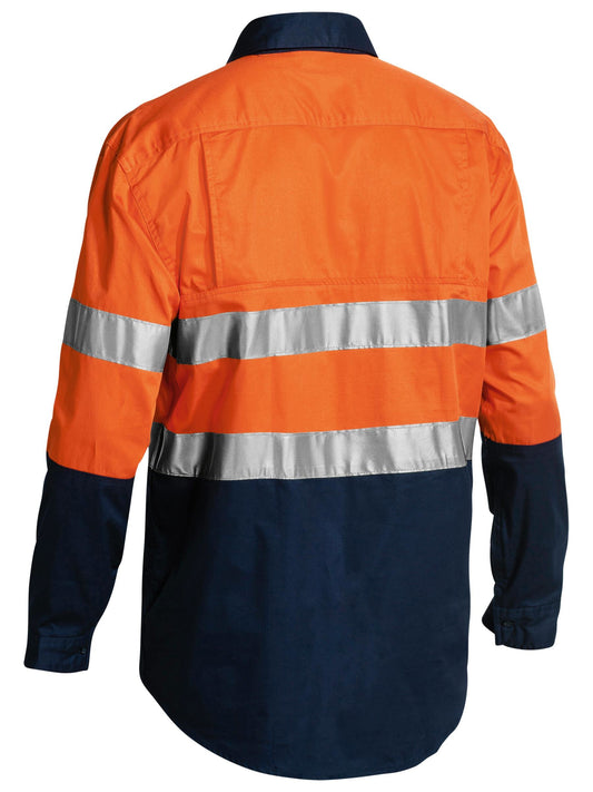 Taped Hi Vis Closed Front Cool Lightweight Shirt
