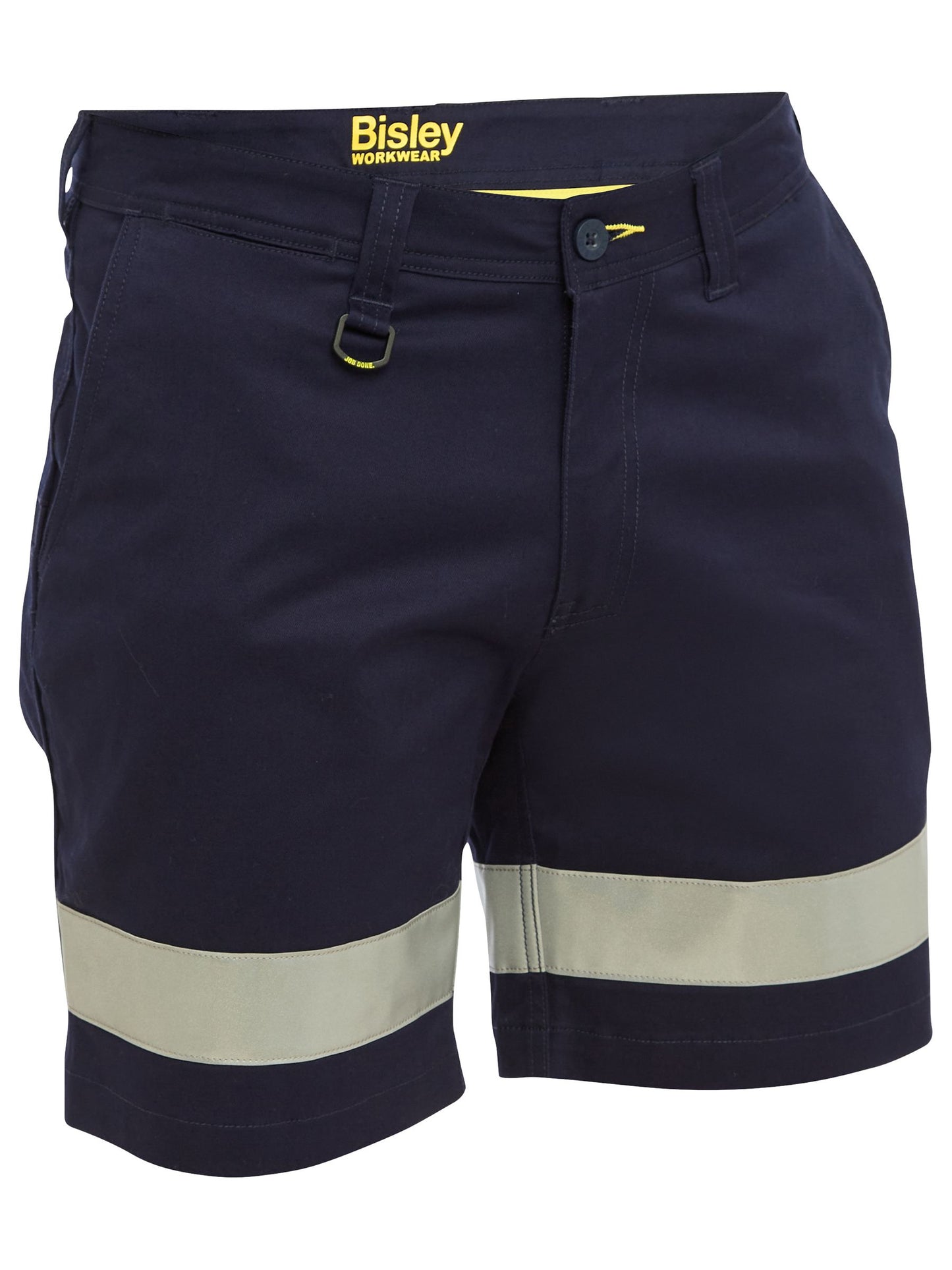 Taped Stretch Cotton Drill Short Short - 1 - Shorts